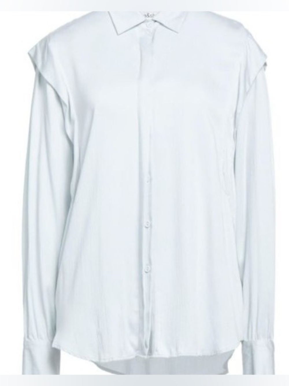 BA&SH ALIA RUFFLED SHIRT - Picture 2 of 4